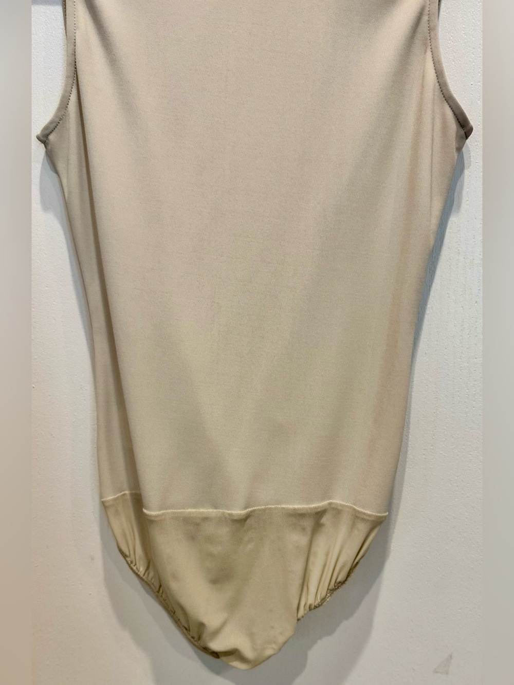 SUPERTRASH Crossover Front Sleeveless Bodysuit Champagne Beige Small - Picture 6 of 8